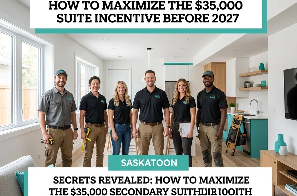 Renovation Companies Saskatoon Secrets Revealed: How to Maximize the $35,000 Secondary Suite Incentive Before 2027